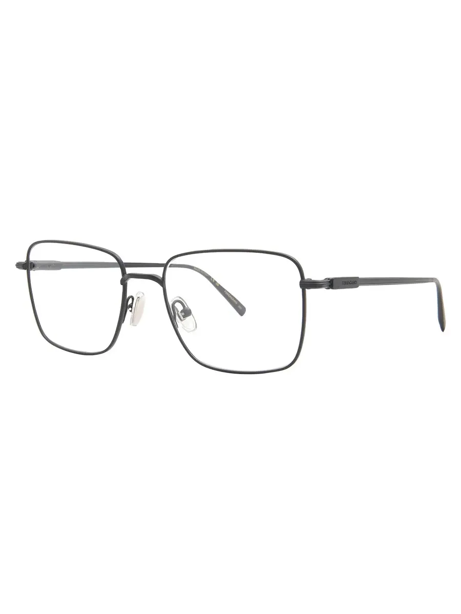 Мужские очки Ferragamo Demo Square SF2231 002 53 — изображение 2 из 4, черный