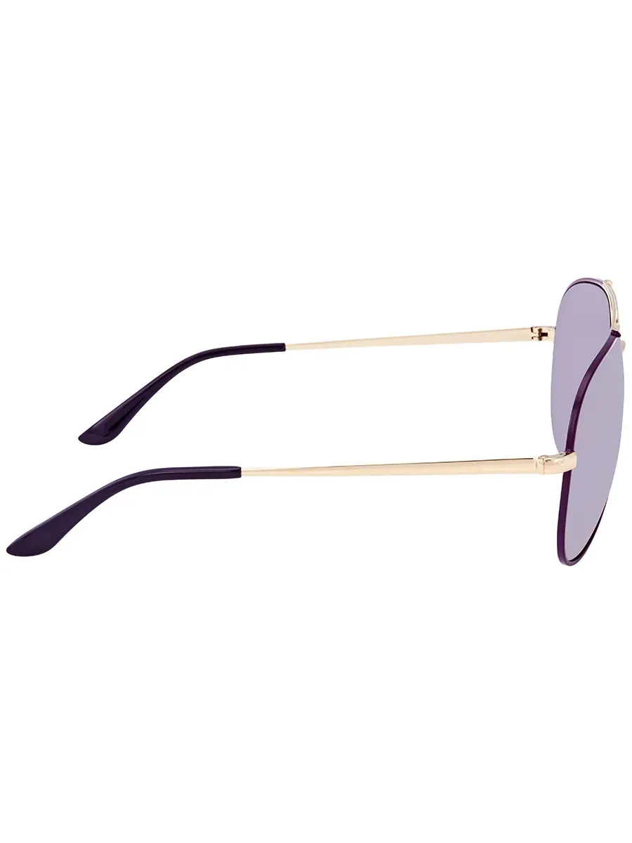 Солнцезащитные очки Ferragamo Purple Pilot универсальные SF131S 736 60 — изображение 3 из 3, фиолетовый