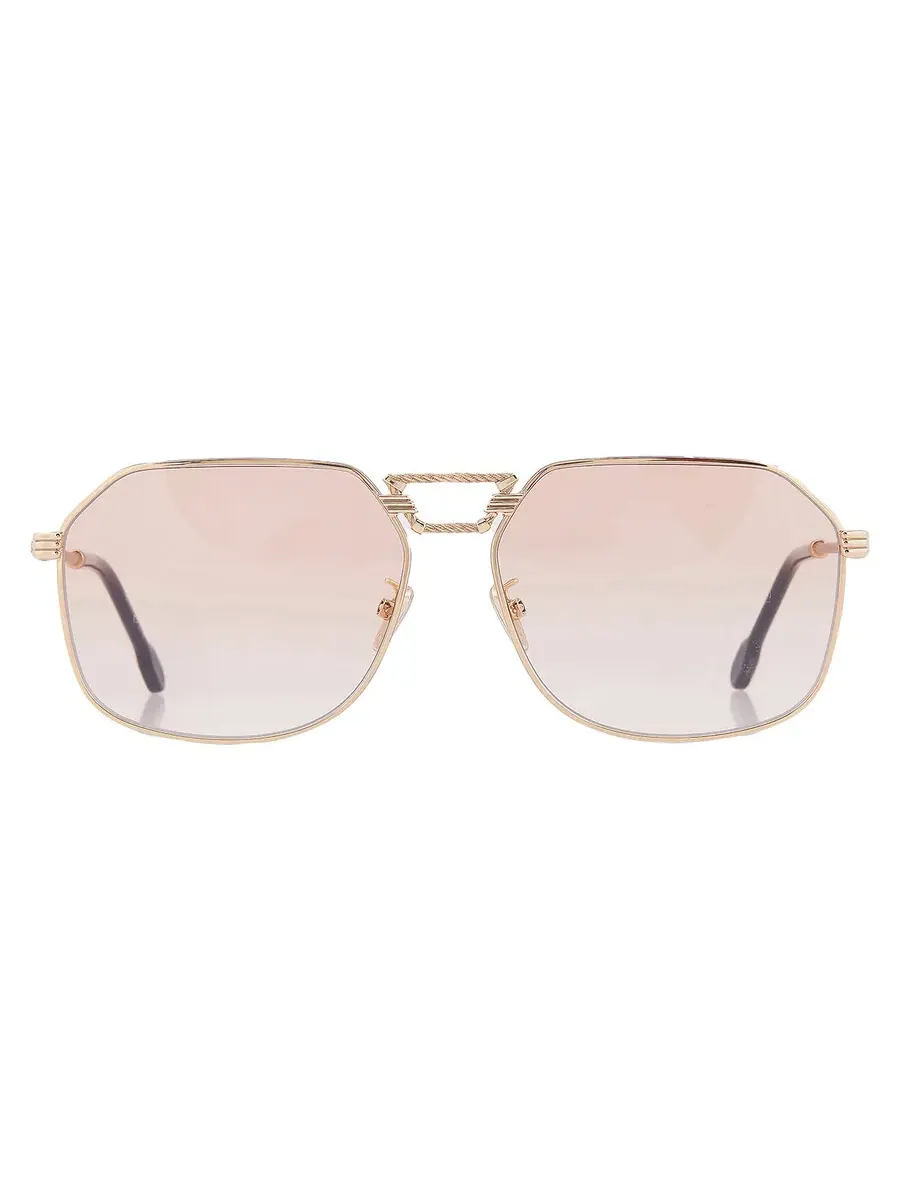 Мужские солнцезащитные очки Fred Geometric FG40038U 30F 62 — розовый