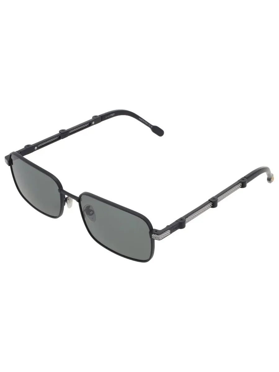 Мужские прямоугольные солнцезащитные очки Fred Green FG40035U 02N 59 — изображение 3 из 4, черный