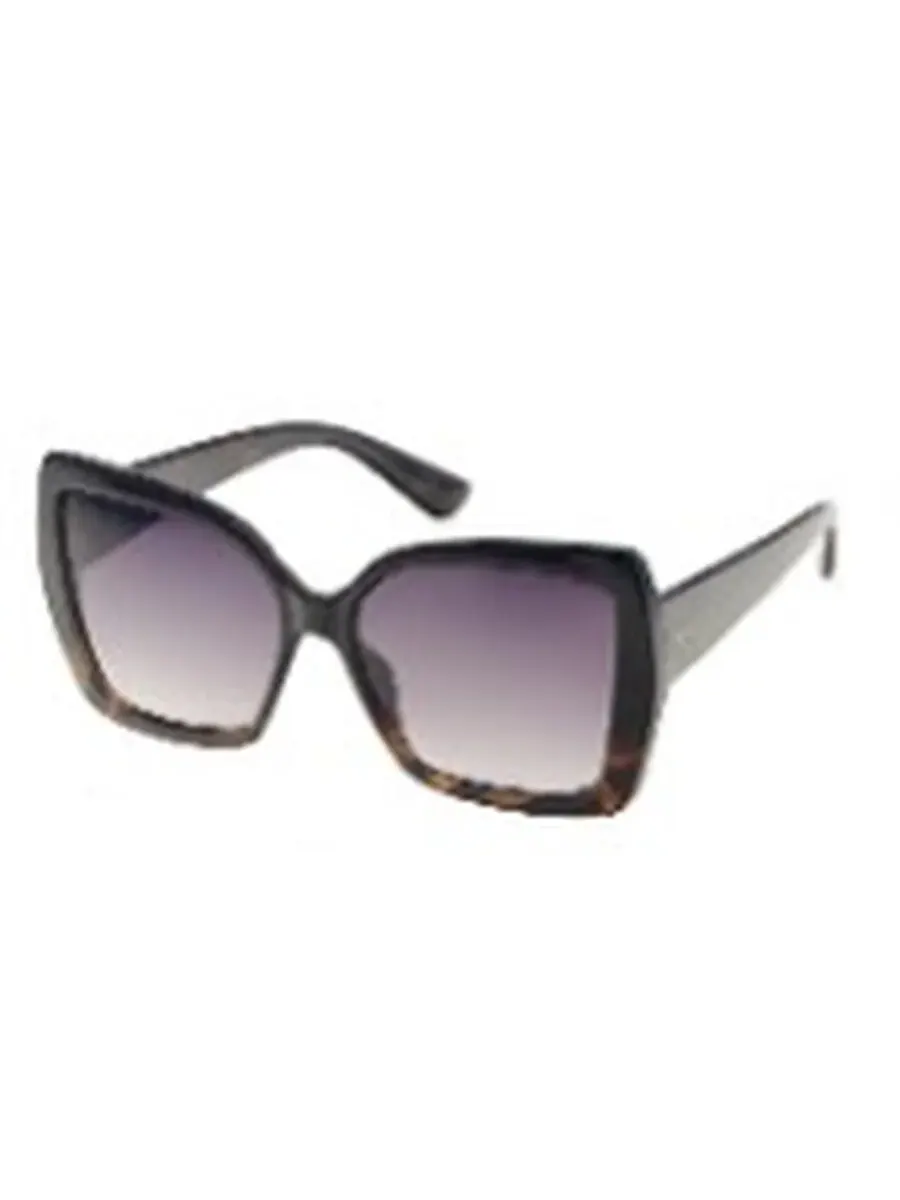 Солнечные очки для женщин French Connection FC 23 145 EMB BLK Smoke Cat Eye 10266541.LTS EMB BLK — черный