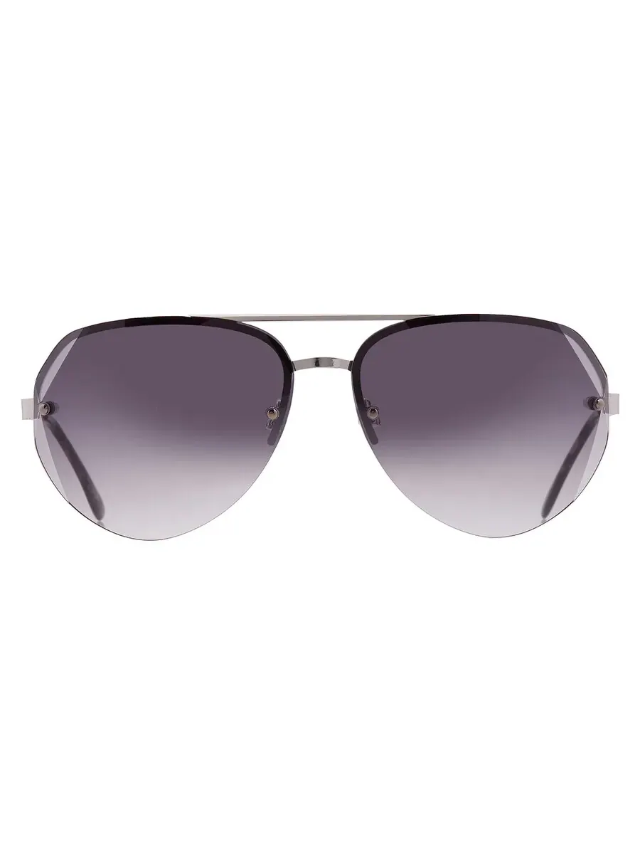 Женские солнцезащитные очки Frye 44567FCO040 Smoke Pilot 10260407.COM SILSMK — изображение 1 из 4, серебряный