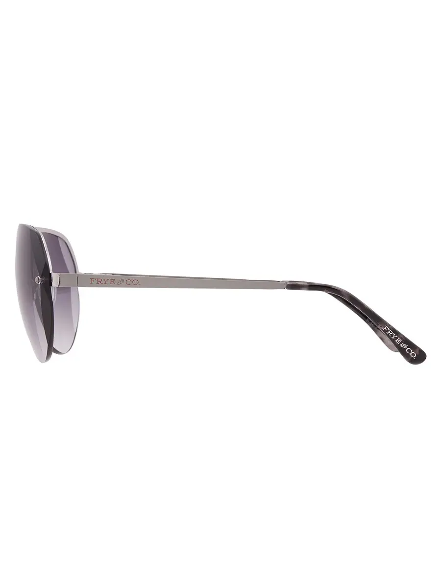 Женские солнцезащитные очки Frye 44567FCO040 Smoke Pilot 10260407.COM SILSMK — изображение 4 из 4, серебряный