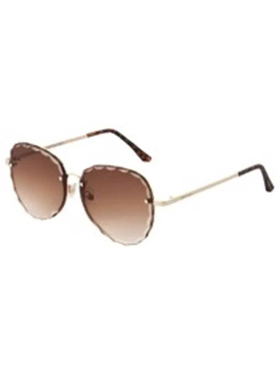 Женские солнцезащитные очки Frye Brown Oval 10260423.COM GLDBRN — изображение 1 из 1, золото