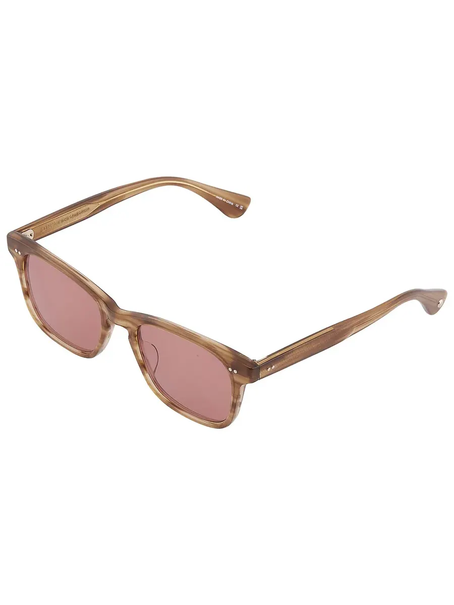 Солнцезащитные очки Garrett Leight TORREY SUN Lilac Square 2148 PAT/LI 51 — изображение 4 из 5, фиолетовый