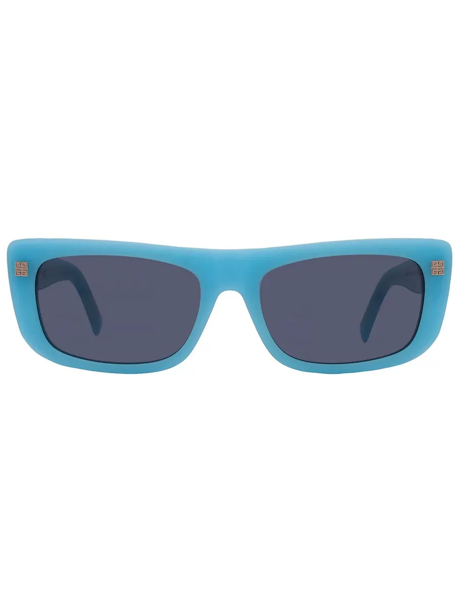 Женские солнцезащитные очки Givenchy Blue Browline GV40047U 84V 57 18 140 — синий