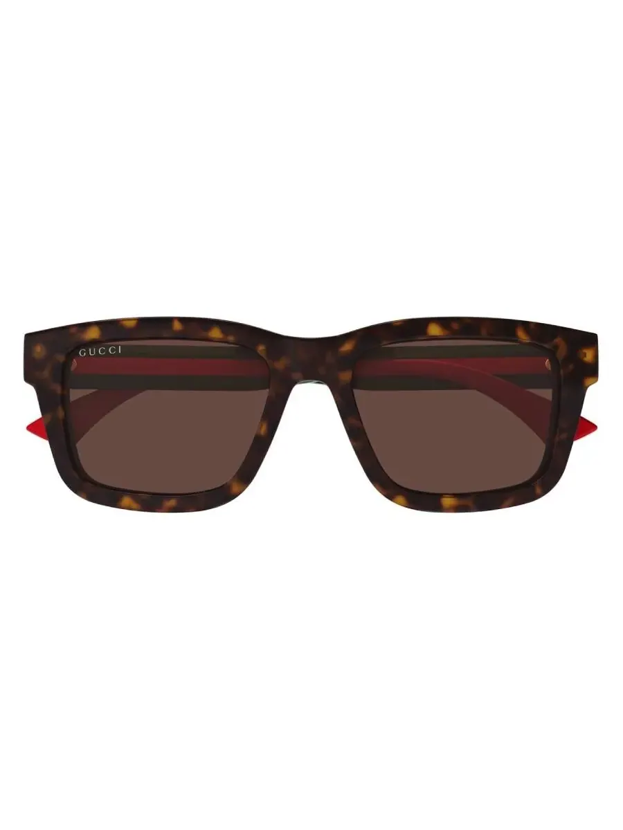 Мужские солнцезащитные очки Gucci Brown Square GG1869S 002 53 — изображение 1 из 4, хавана