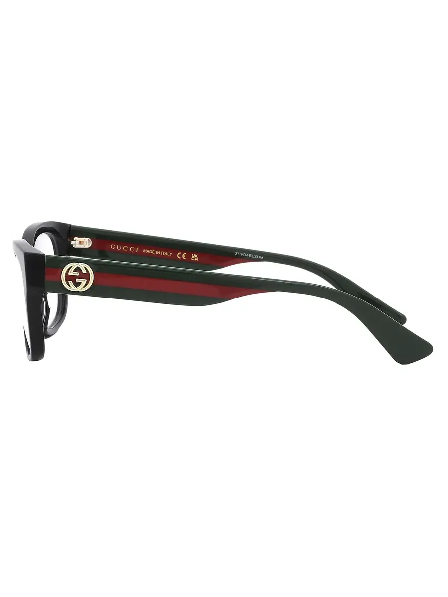 Очки для женщин Gucci Demo прямоугольные GG0278O 011 55, черный/мультиколор — 4