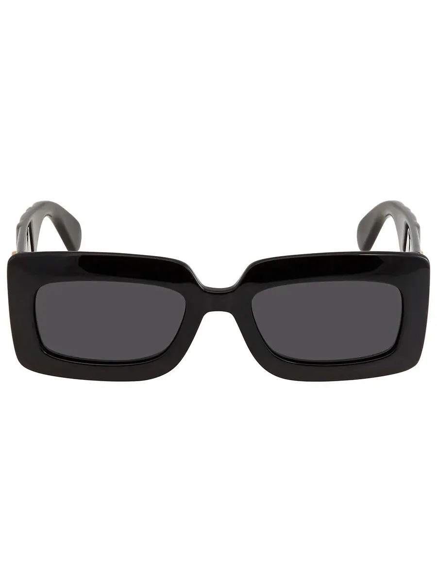 Женские солнцезащитные очки Gucci серого прямоугольного типа GG0811S 001 53 — изображение 1 из 5, черный