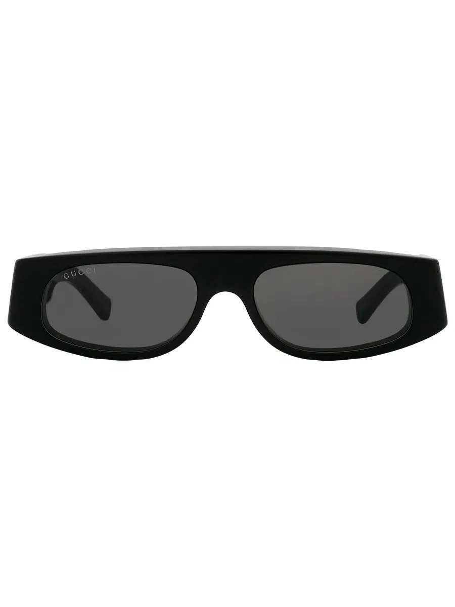Женские солнцезащитные очки Gucci серого цвета с оправой Browline GG1771S 001 51 — изображение 1 из 6, черный