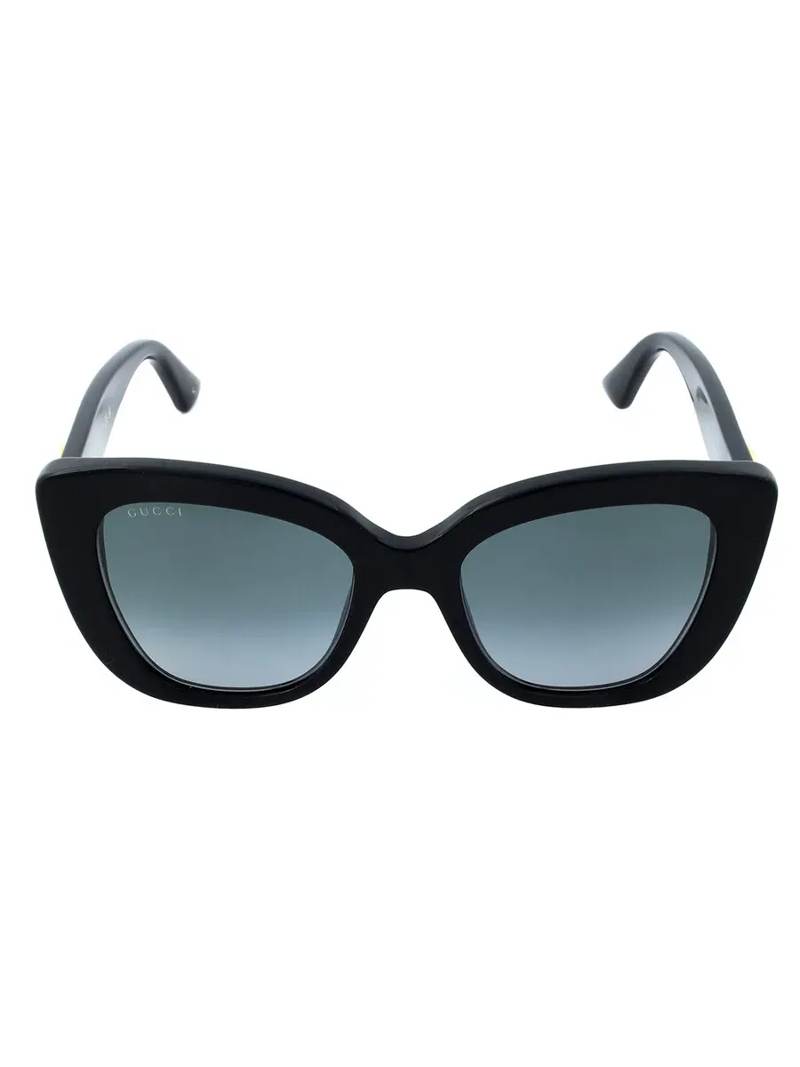 Женские солнцезащитные очки Gucci Grey Butterfly GG0327S 001 52 — изображение 1 из 6, серый