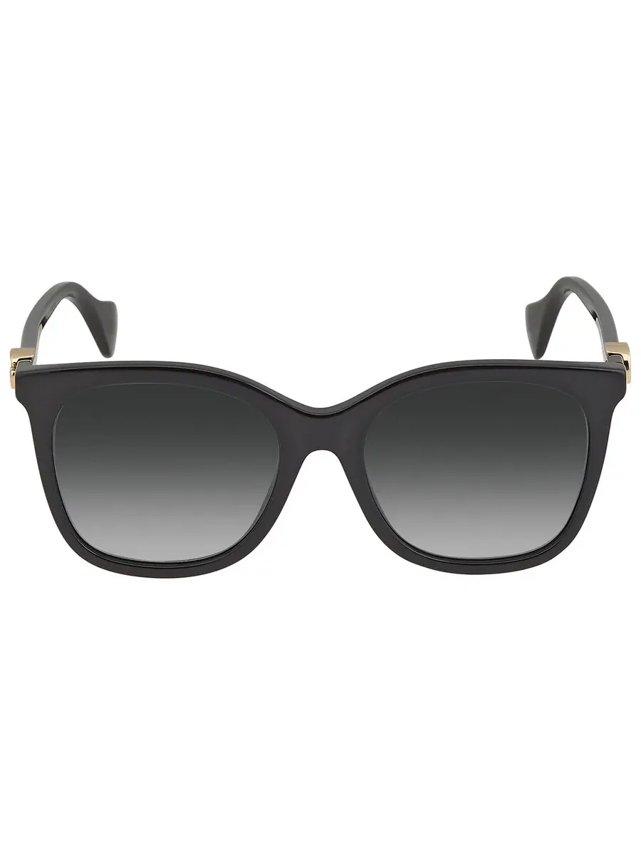 Женские солнцезащитные очки Gucci Grey Butterfly GG1071S 001 55 — изображение 1 из 5, серый