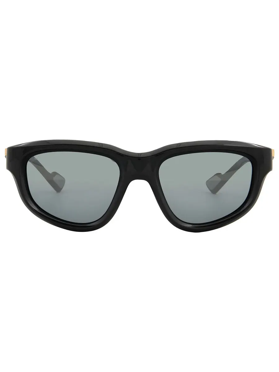Мужские солнцезащитные очки Gucci Grey Mirror Square GG1622S 001 53 — изображение 1 из 5, серый