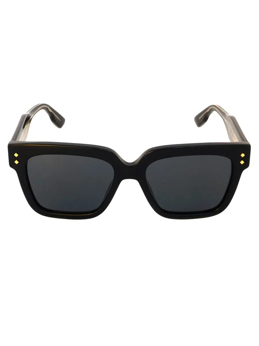 Мужские солнцезащитные очки Gucci Grey Square GG1084S 001 54 — изображение 1 из 5, черный