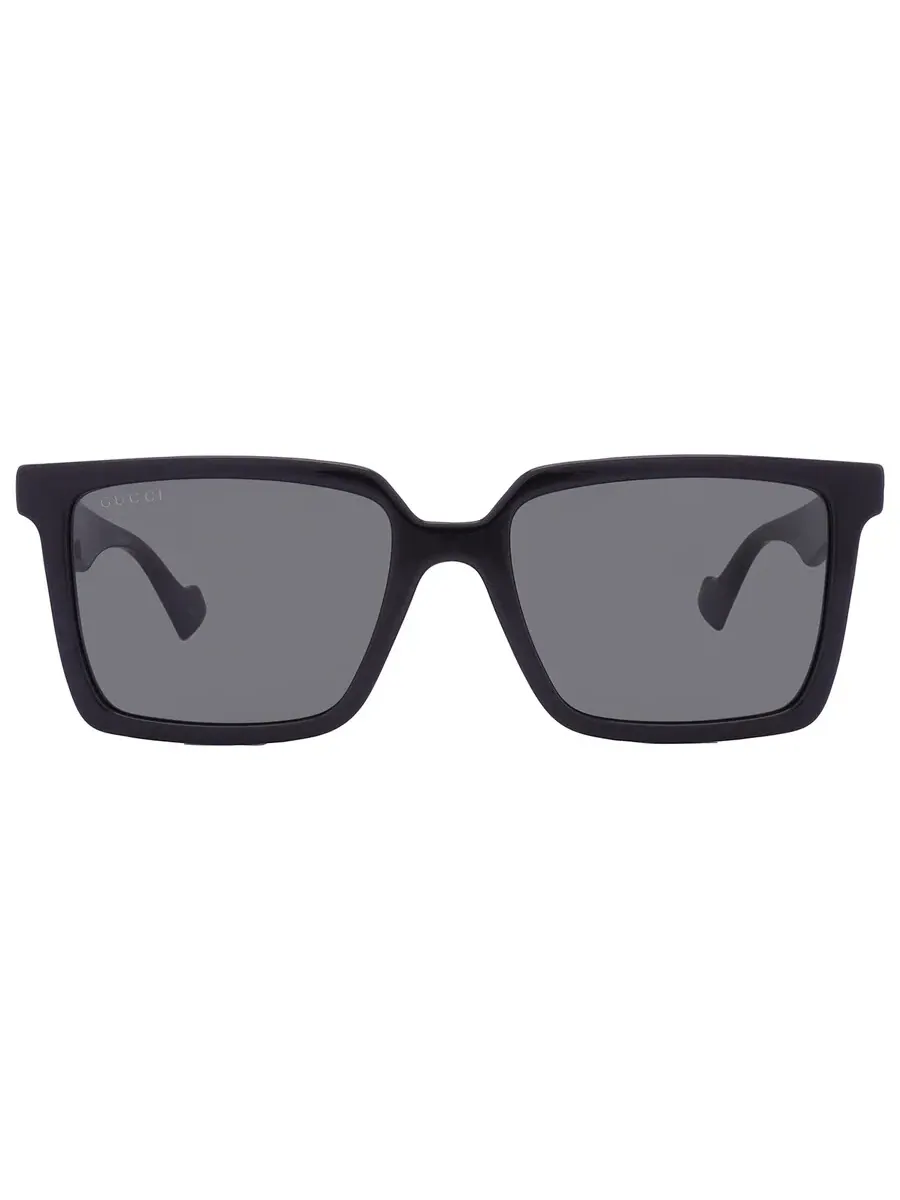 Мужские солнцезащитные очки Gucci Grey Square GG1540S 001 55 — изображение 1 из 6, серый