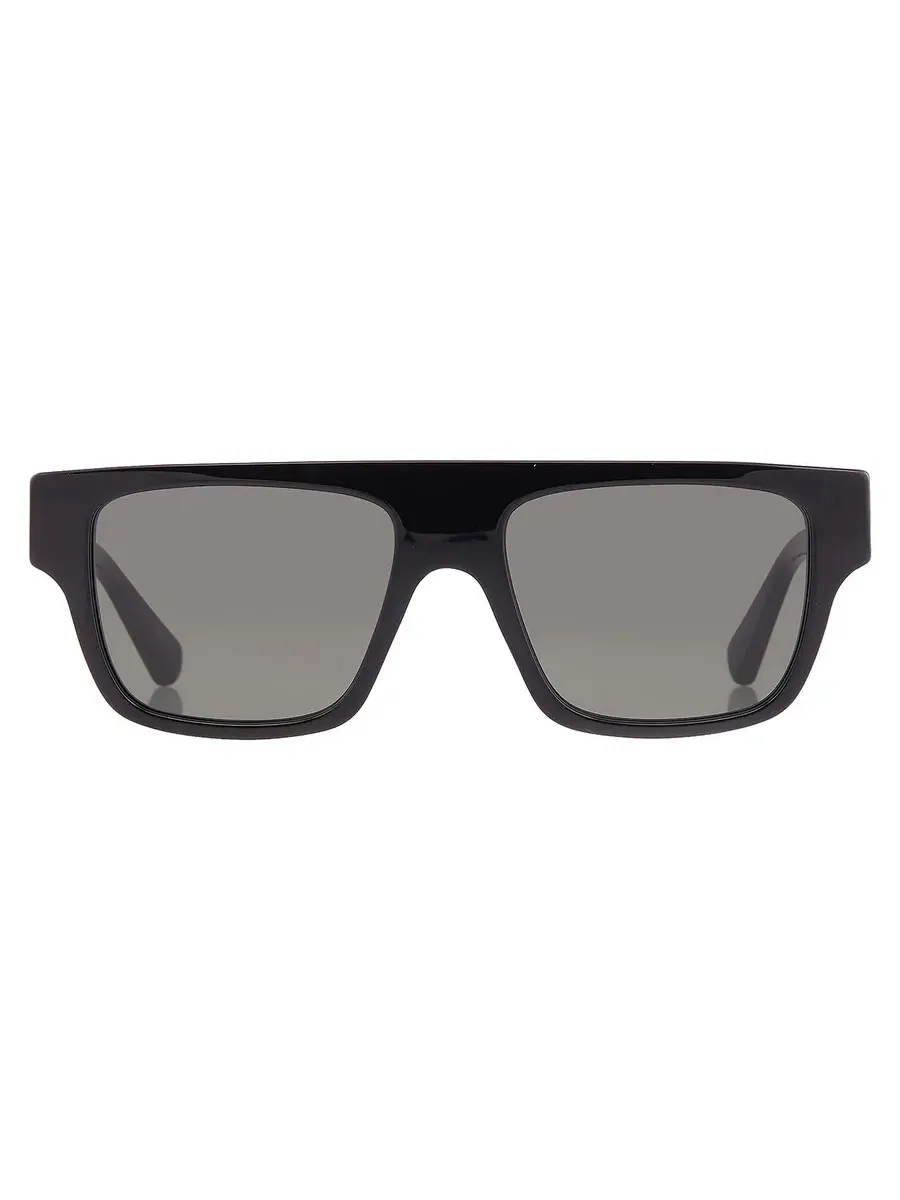 Мужские солнцезащитные очки Gucci Grey Square GG1960S 002 53 — изображение 1 из 5, черный