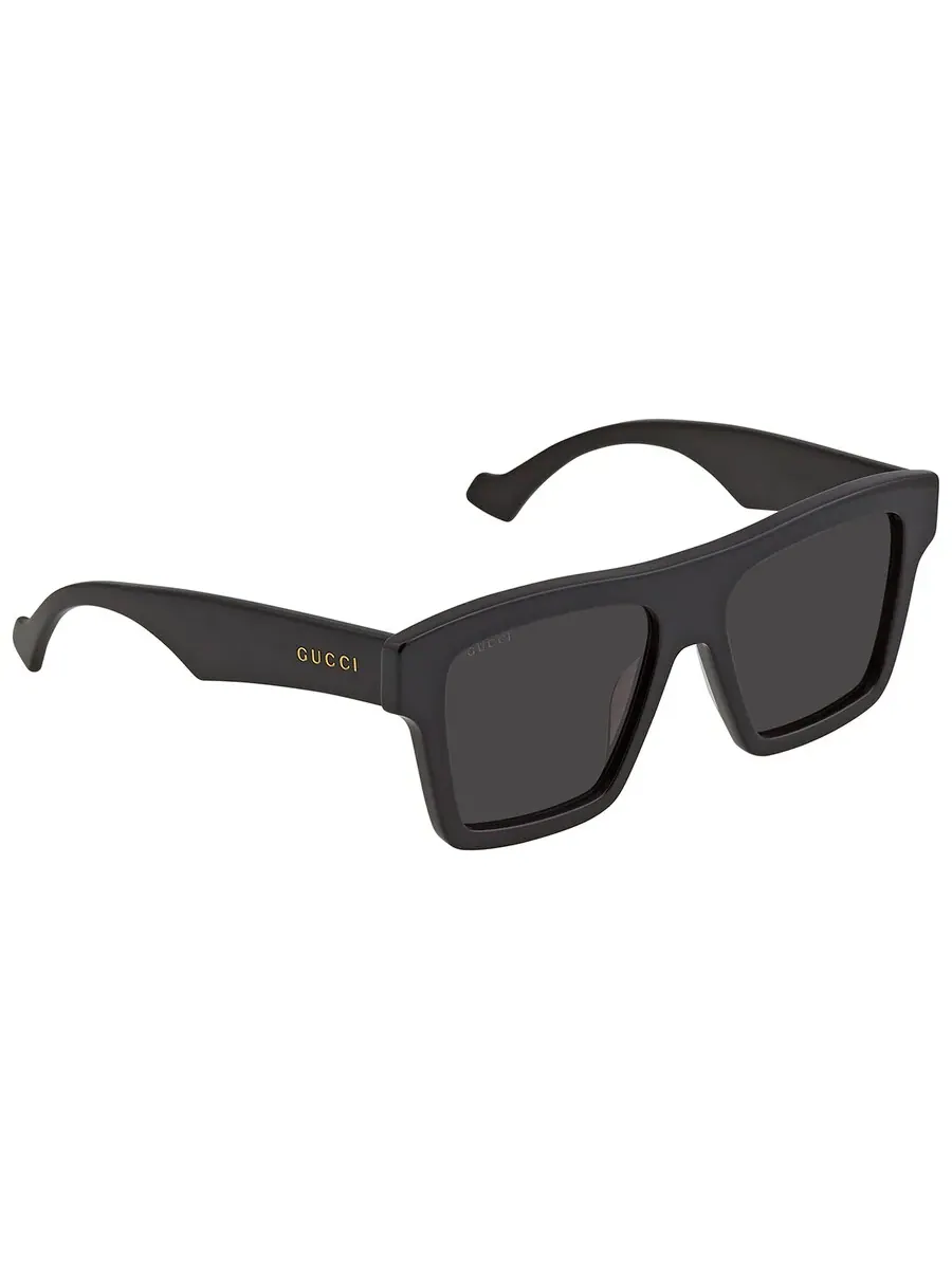 Солнцезащитные очки для мужчин Gucci Solid Grey Square GG0962S 005 55 — 3