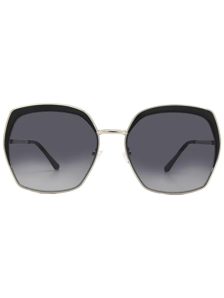 Женские солнцезащитные очки Guess Factory Smoke Gradient Butterfly GF0410 32B 59 — золотистый