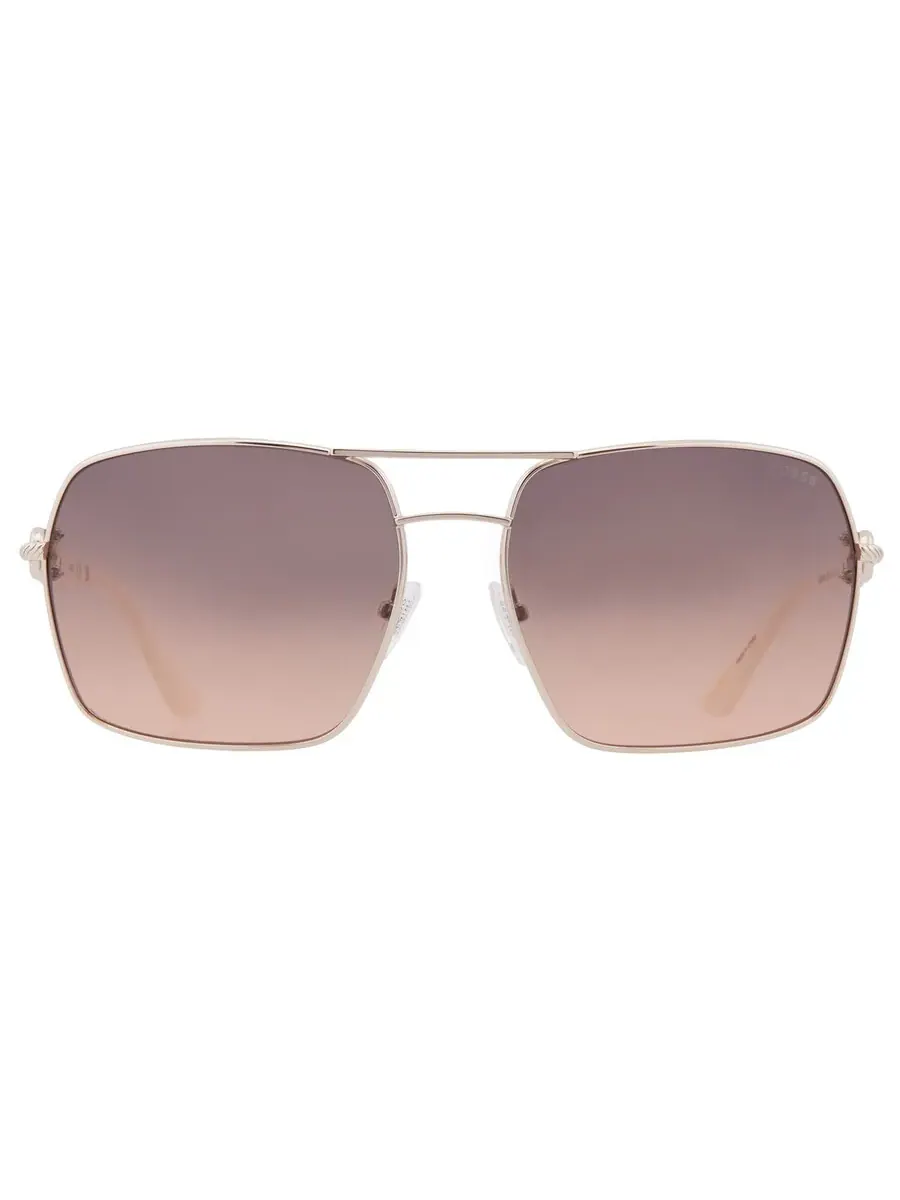 Женские солнцезащитные очки Guess Brown Gradient Navigator GU00159 32B 63 — изображение 1 из 4, коричневый