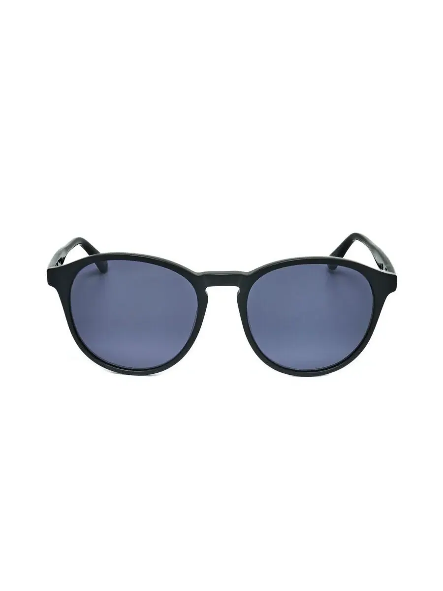 Мужские черные круглые солнцезащитные очки Hackett HEK1279-002-1 — изображение 1 из 3, синий