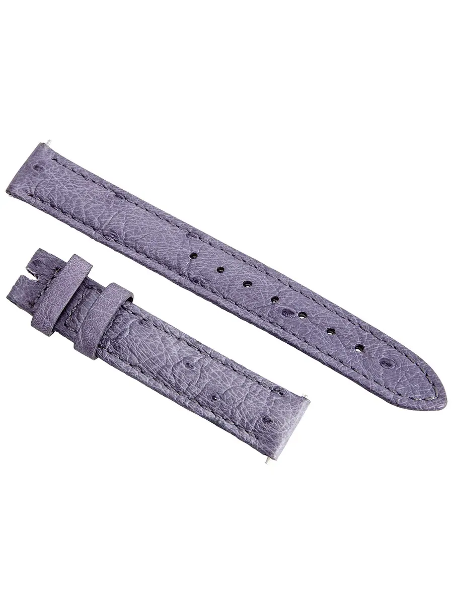 Ремешок Hadley Roma Agate Grey Ostrich 14 мм — изображение 1 из 2, серый