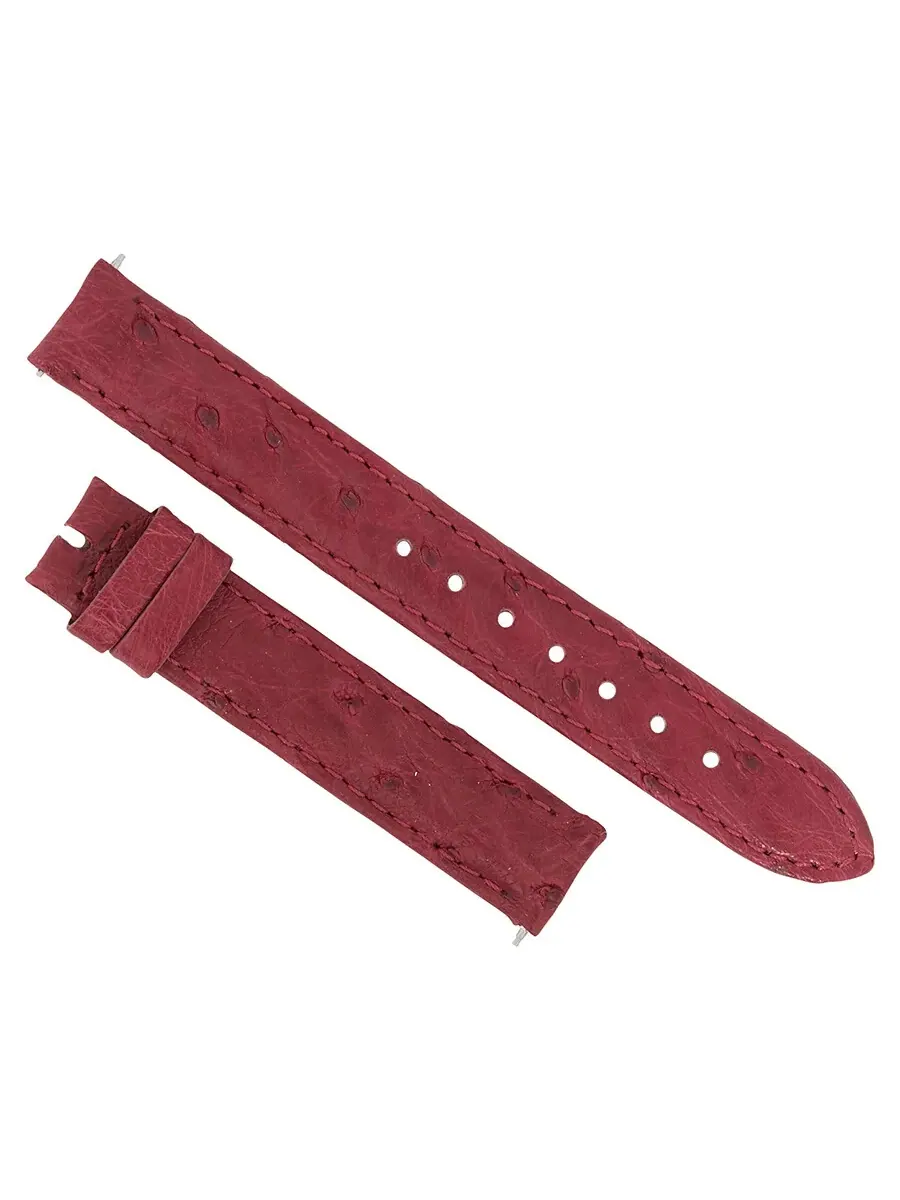 Ремешок из страусиной кожи Hadley Roma Bougainvillea Pink 14 мм — изображение 1 из 2, розовый