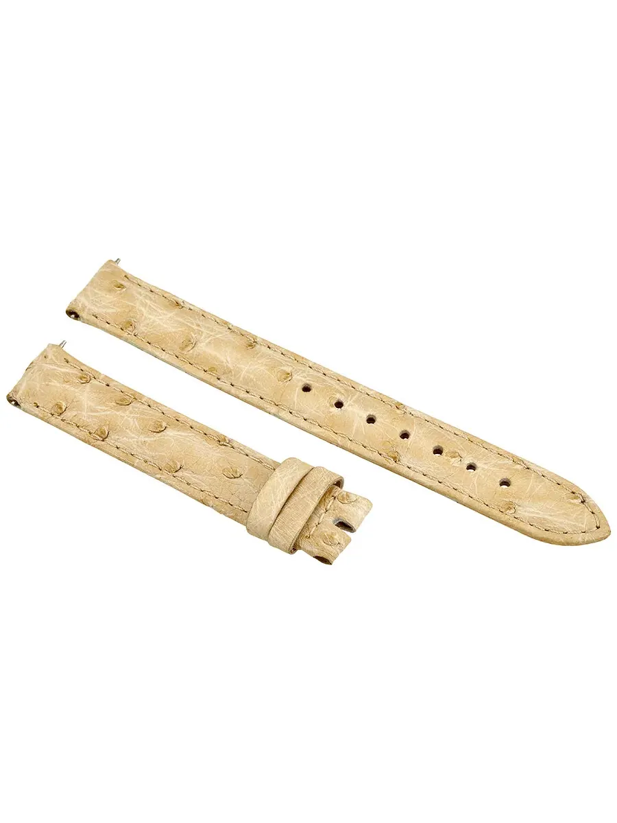 Ремешок Hadley Roma Ivory из кожи страуса 14 мм — изображение 1 из 2, слоновая кость