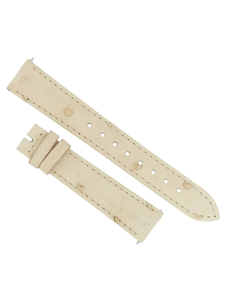 Ремешок Hadley Roma Ivory из кожи страуса 16 мм — изображение 1 из 2, слоновая кость