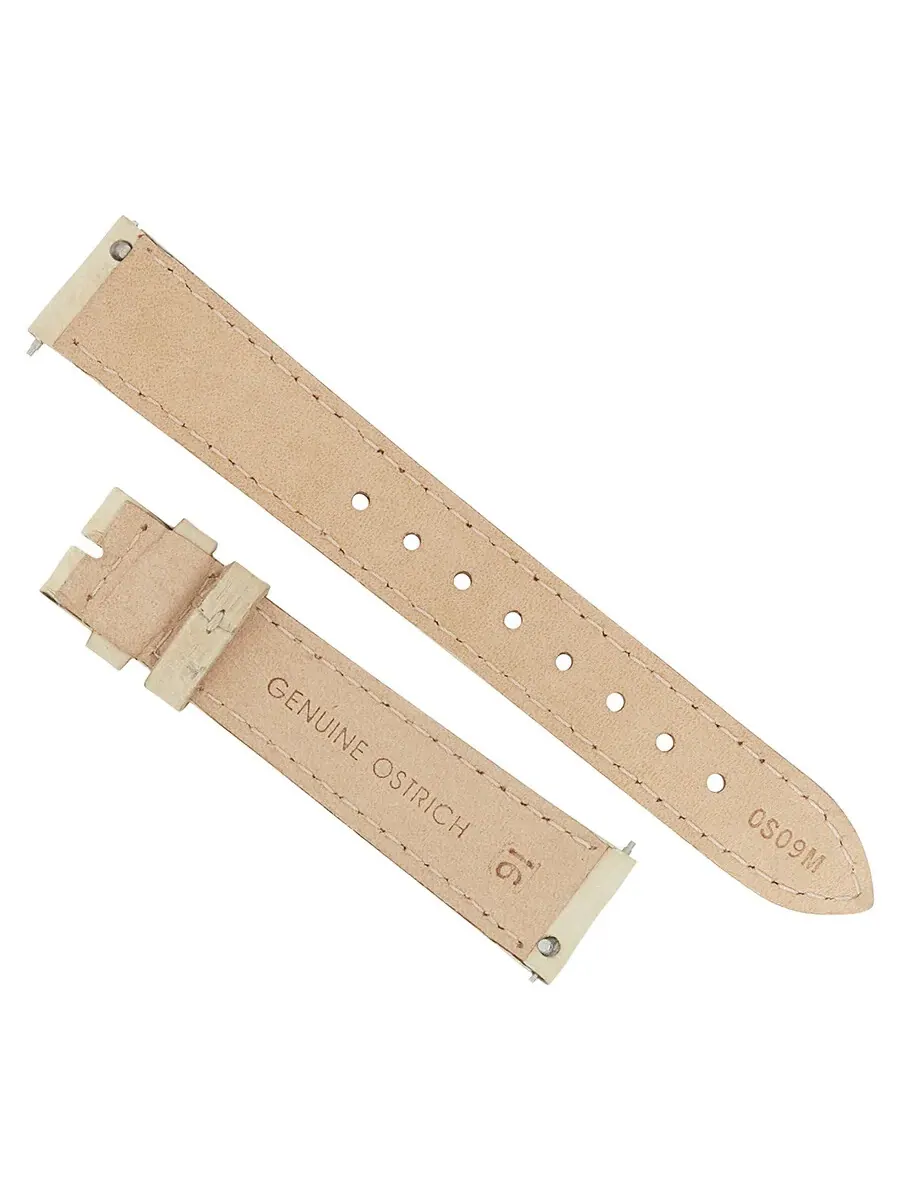 Ремешок Hadley Roma Ivory из кожи страуса 16 мм — изображение 2 из 2, слоновая кость