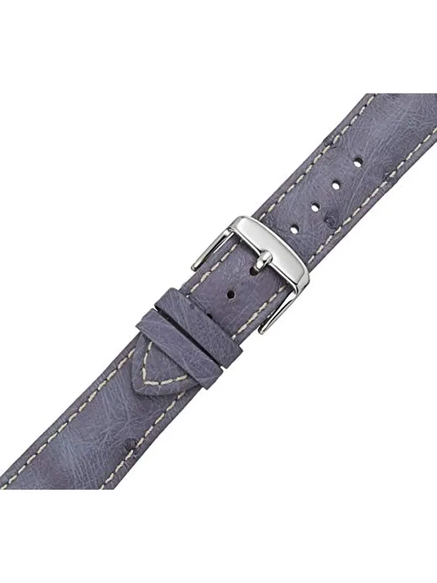 Ремешок для часов Hadley Roma Unisex из кожи 21 мм 21OS23C-GRAY — изображение 2 из 3, фиолетовый