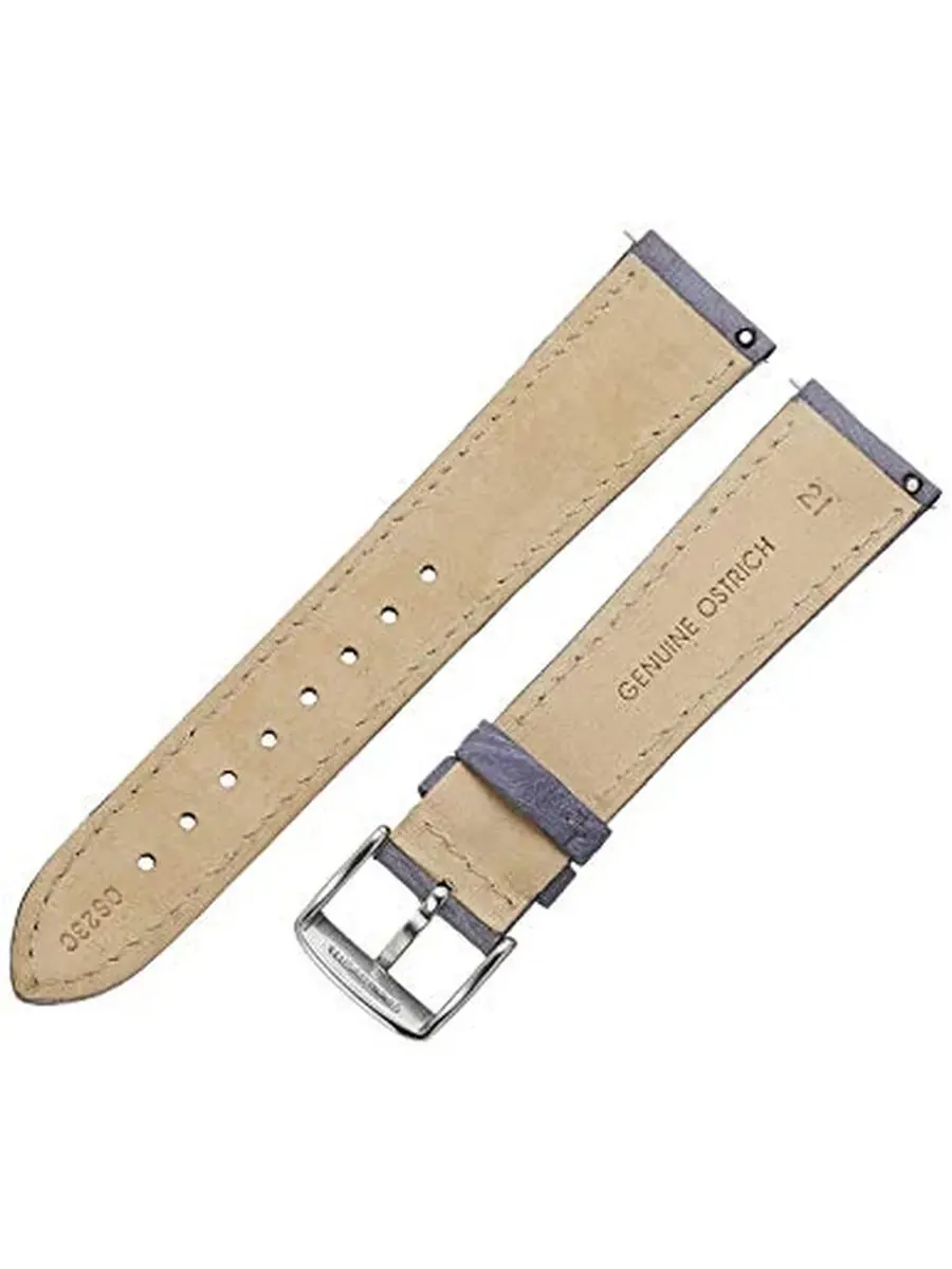 Ремешок для часов Hadley Roma Unisex из кожи 21 мм 21OS23C-GRAY — изображение 3 из 3, фиолетовый