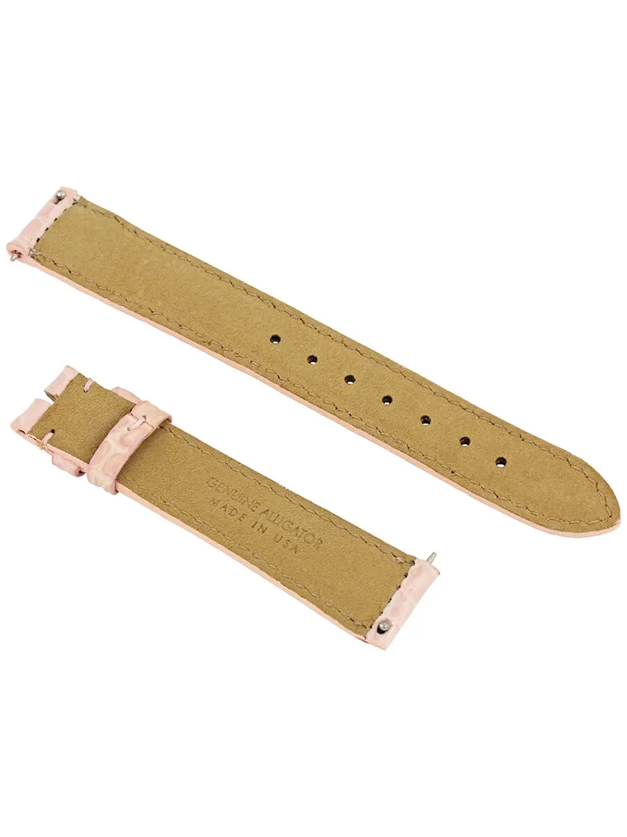 Ремешок Hadley Roma Pink 16 мм из кожи аллигатора — изображение 2 из 2, розовый