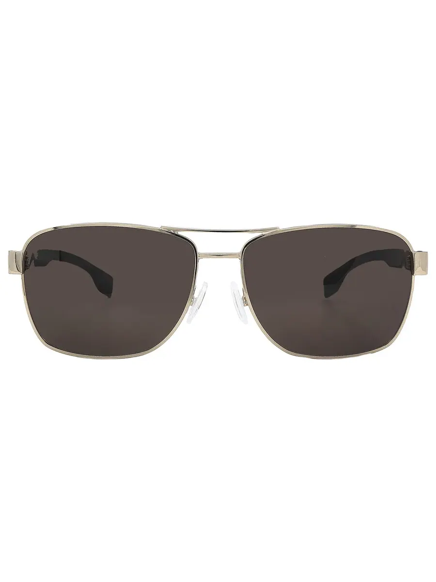 Солнцезащитные очки мужские Hugo Boss Brown Pilot BOSS 1559/O/S 0FG4/70 60, коричневый/золотой — золотистый