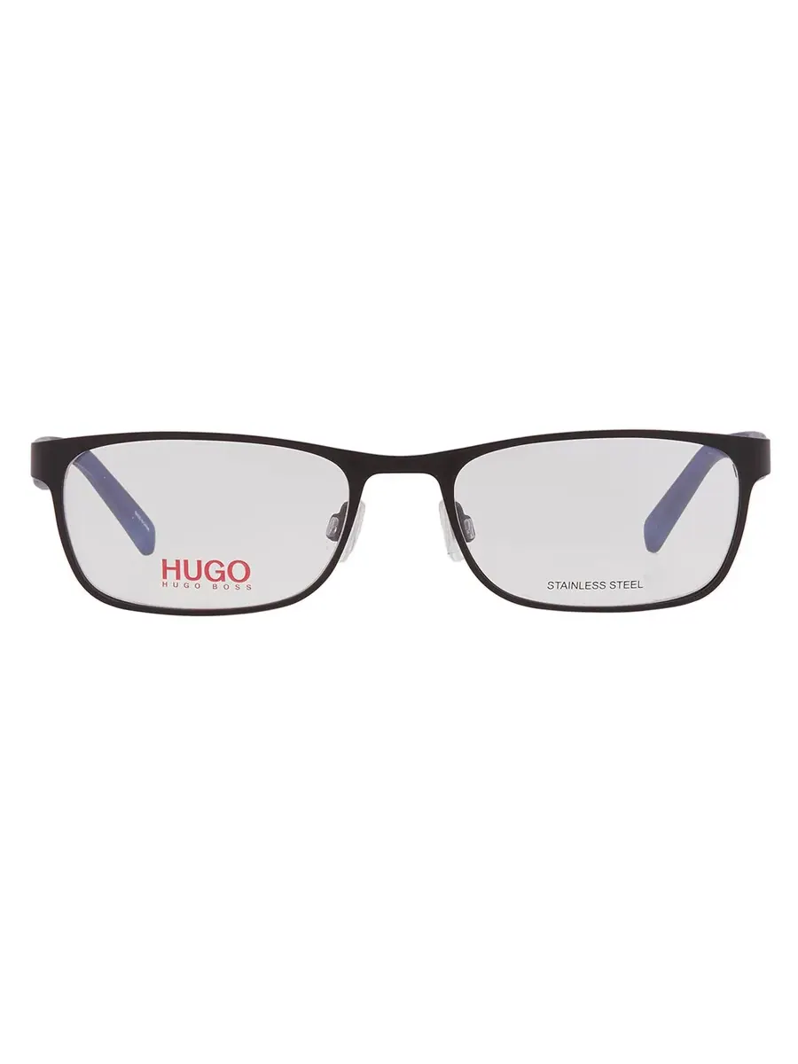 Мужские очки Hugo Boss Demo Rectangular HG 0209 00VK 54 — изображение 1 из 6, черный/синий