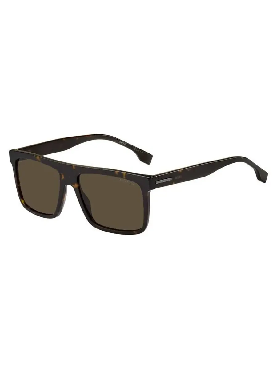 Солнцезащитные очки мужские Hugo Boss Polarized Brown Browline BOSS 1440/O/S 0086/SP 59 — изображение 1 из 1, хавана