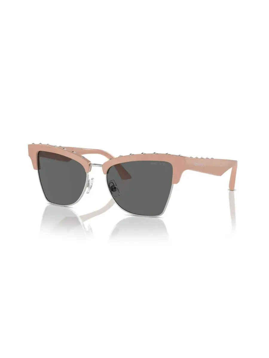 Женские солнцезащитные очки Jimmy Choo Grey Butterfly JC50145 019875 54 — изображение 2 из 3, розовый