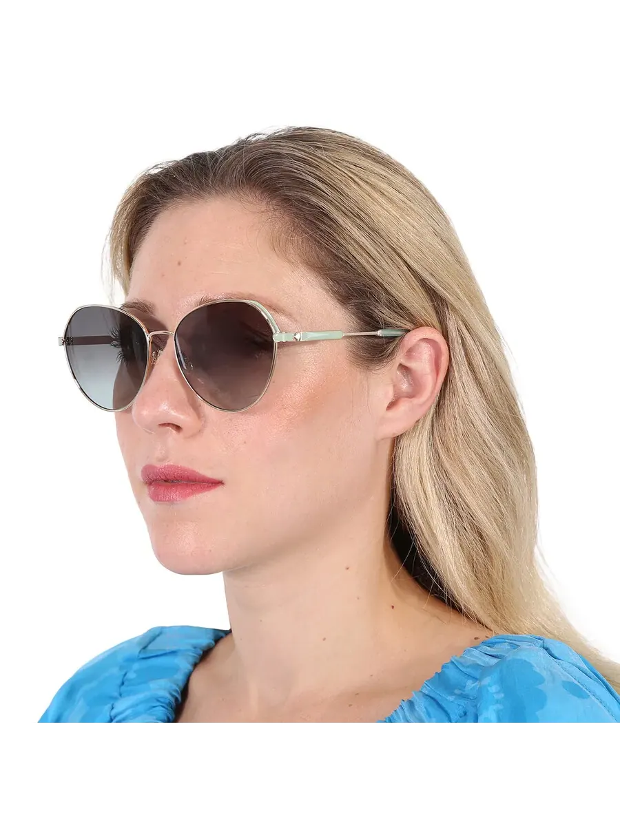 Солнцезащитные очки для женщин Kate Spade серо-зеленого оттенка модель Pilot OCTAVIA/G/S 0PEF/IB 59 — 2