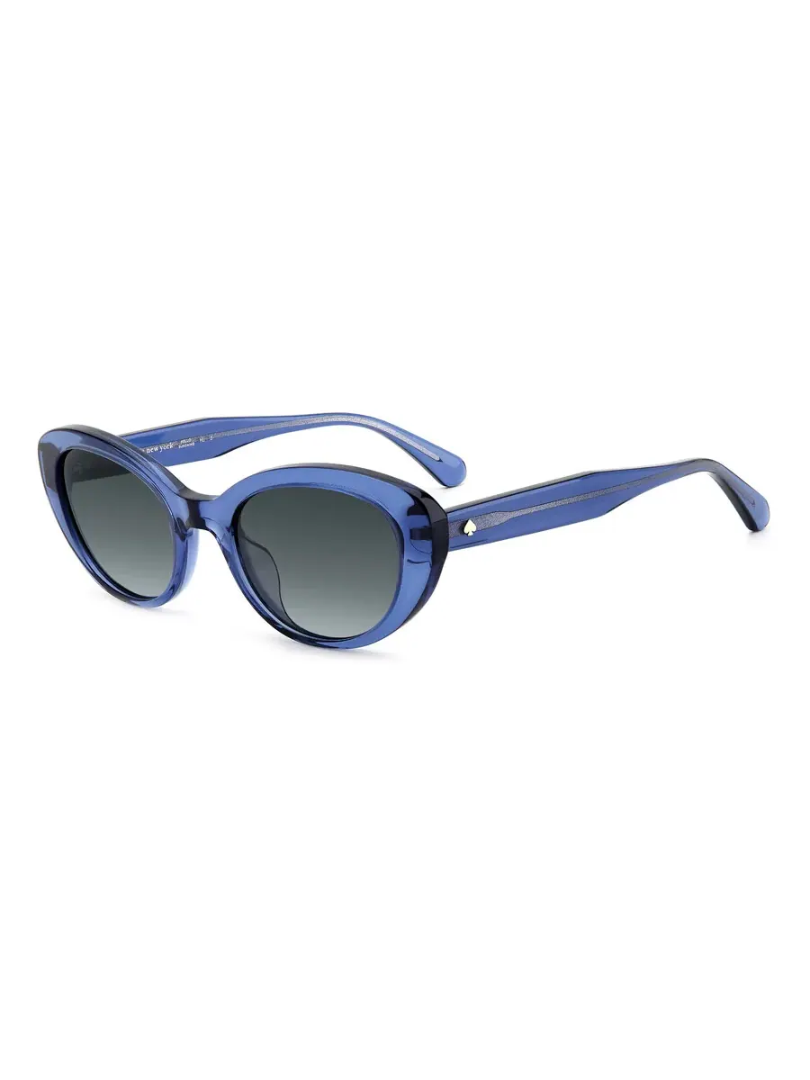 Женские синие солнцезащитные очки Kate Spade Cat Eye CRYSTAL-S-PJP — изображение 1 из 1, синий