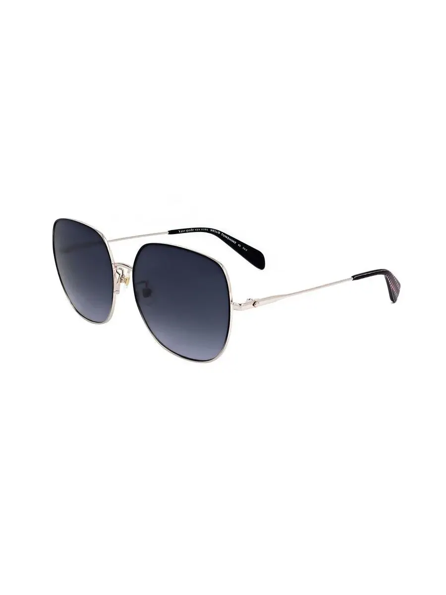 Женские черные квадратные солнцезащитные очки Kate Spade CHARLI/F/S-S6F-1 — 2