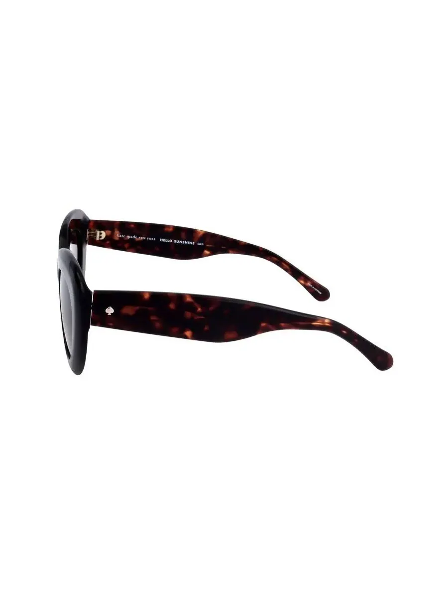 Женские коричневые солнцезащитные очки в форме кошачьего глаза Kate Spade CAPRI/G/S — 3