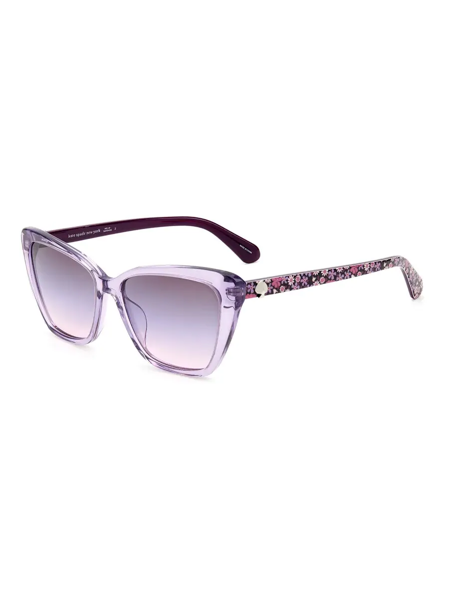 Женские фиолетовые очки кошачий глаз Kate Spade LUCCA-G-S-789 — 1