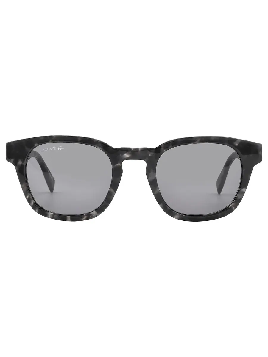 Солнцезащитные очки Lacoste Dark Grey Oval унисекс L6015S 240 49 — изображение 1 из 5, серый