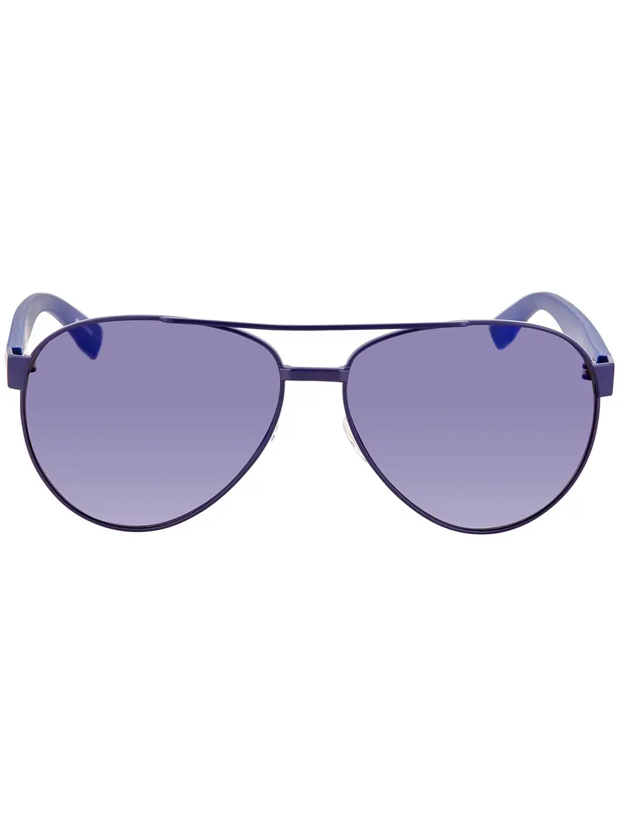 Солнцезащитные очки Lacoste Purple Pilot унисекс L185S 424 60 — изображение 1 из 4, фиолетовый