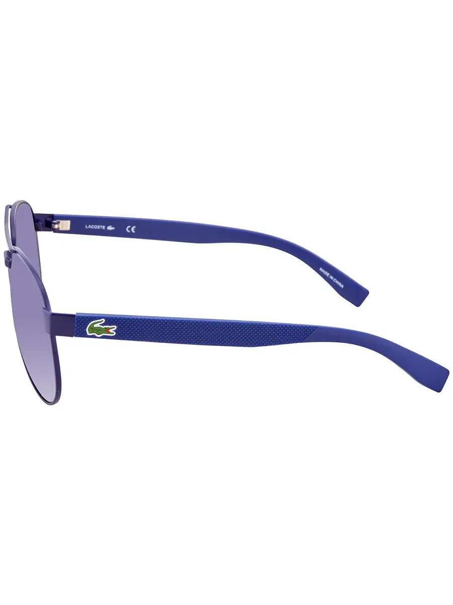 Солнцезащитные очки Lacoste Purple Pilot унисекс L185S 424 60 — изображение 4 из 4, фиолетовый