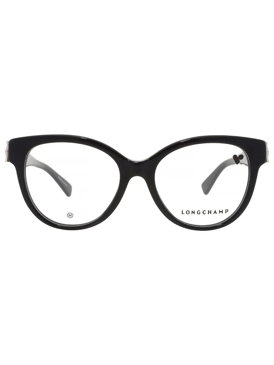 Женские очки Longchamp Demo Cat Eye LO2714 001 52 — черный