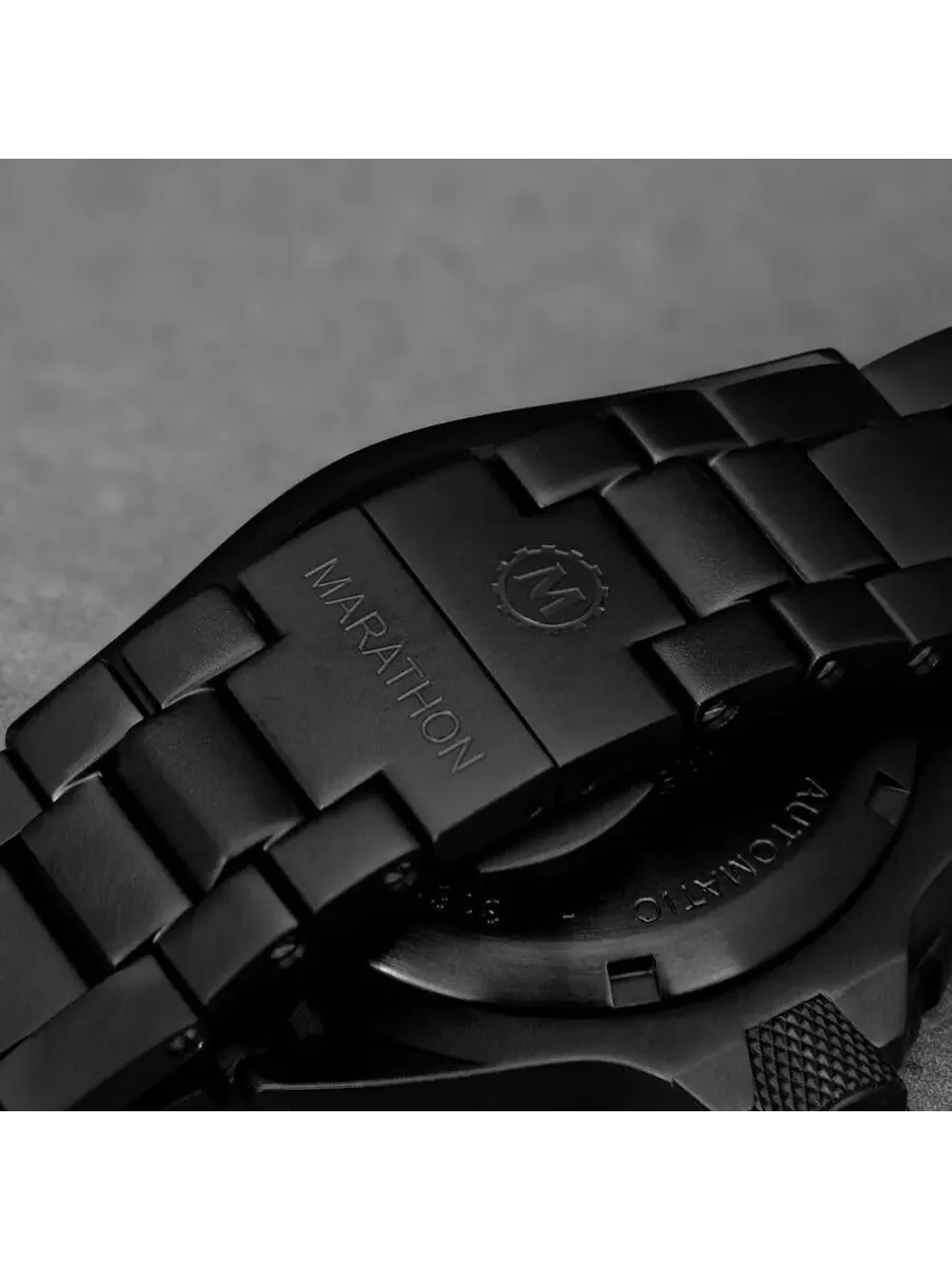 Ремешок для часов Marathon Unisex из нержавеющей стали, 20 мм, WB-AN-BK-MAM-20 — изображение 3 из 4, черный