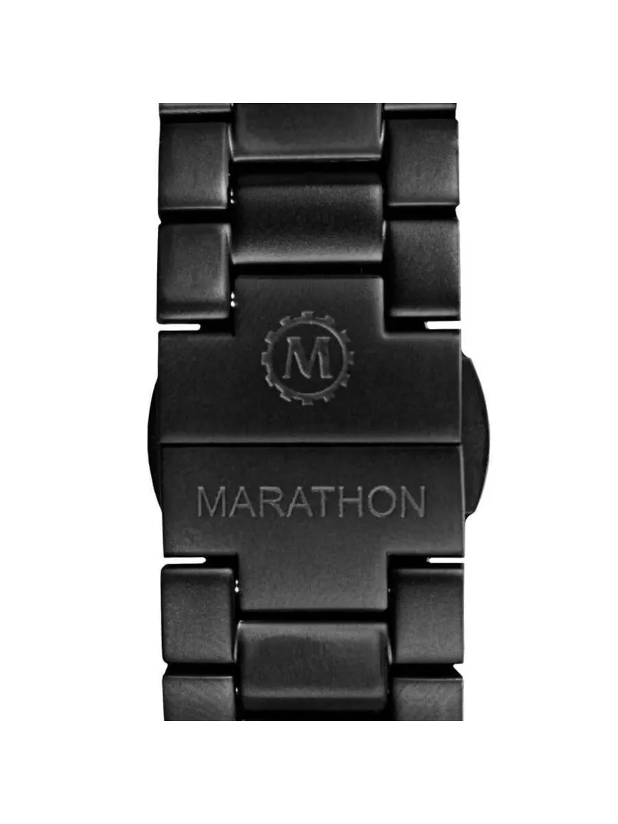 Ремешок для часов Marathon Unisex из нержавеющей стали, 20 мм, WB-AN-BK-MAM-20 — изображение 4 из 4, черный