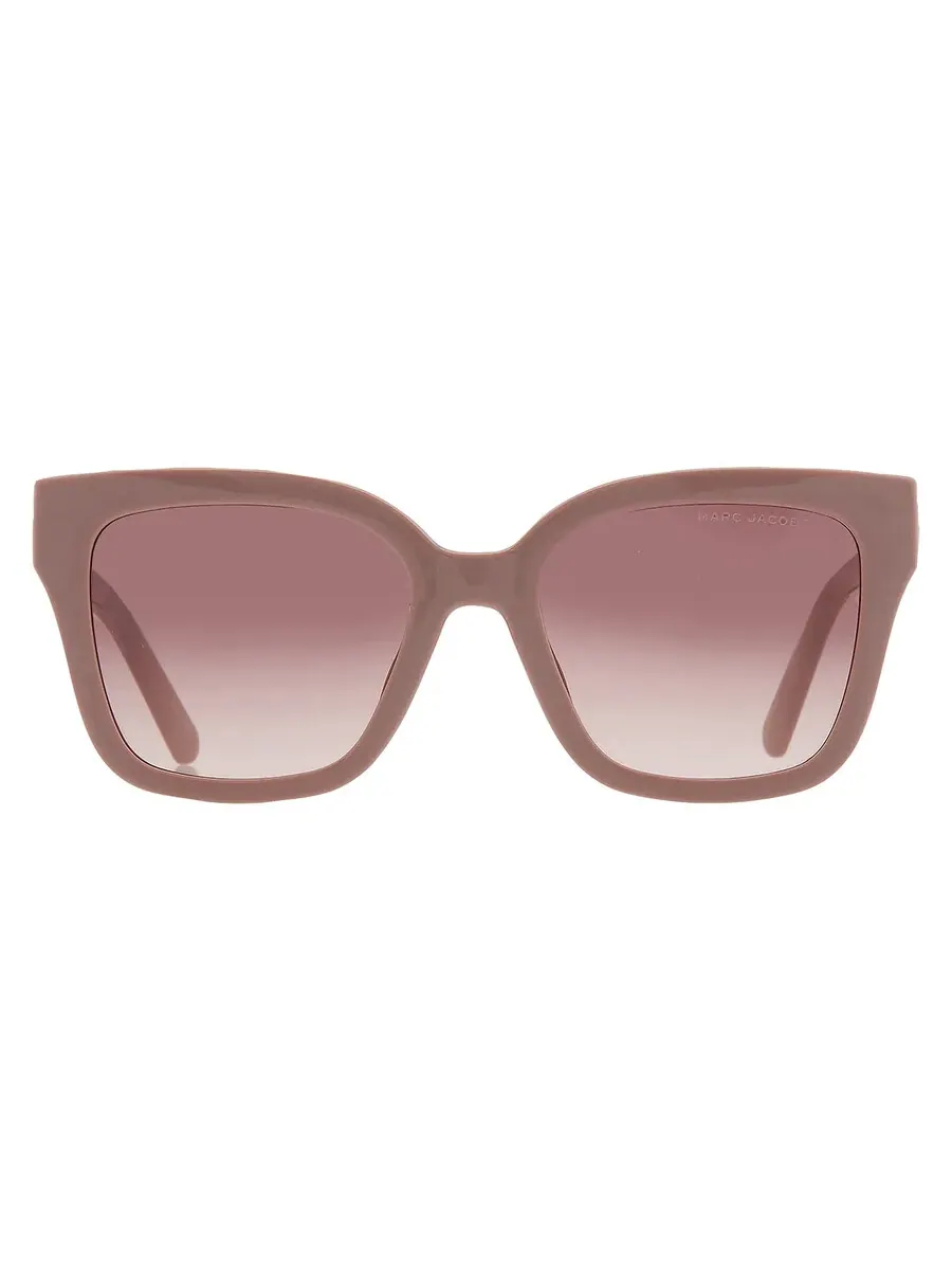 Женские солнцезащитные очки Marc Jacobs коричневого градиента, квадратные MARC 658/S 010A/HA 53 — изображение 1 из 5, бежевый