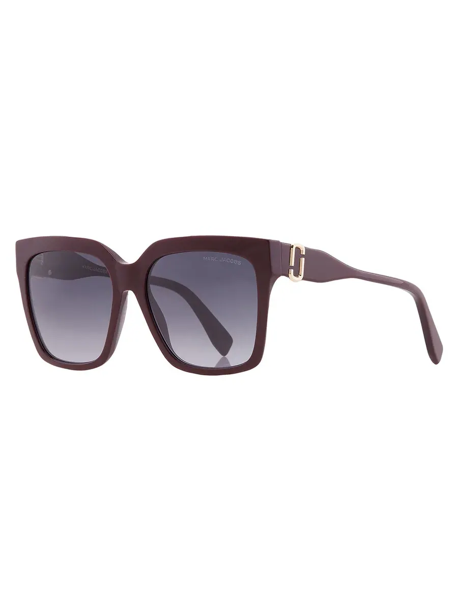Женские спортивные солнцезащитные очки Marc Jacobs темно-серого цвета MARC 764/S LHF 57 — изображение 2 из 5, бордовый