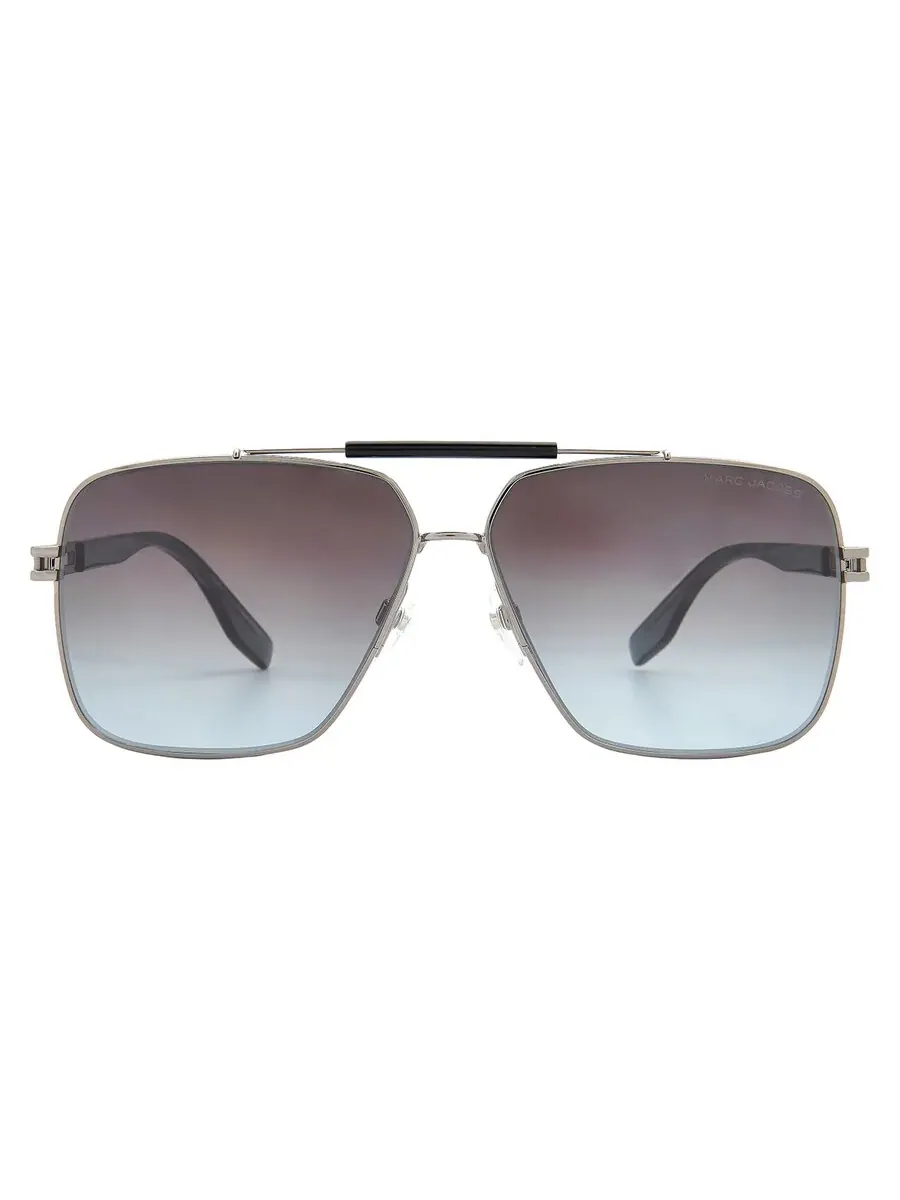 Мужские солнцезащитные очки Marc Jacobs серо-голубого градиента Navigator MARC 716/S 0KB7/98 62 — изображение 1 из 5, серый